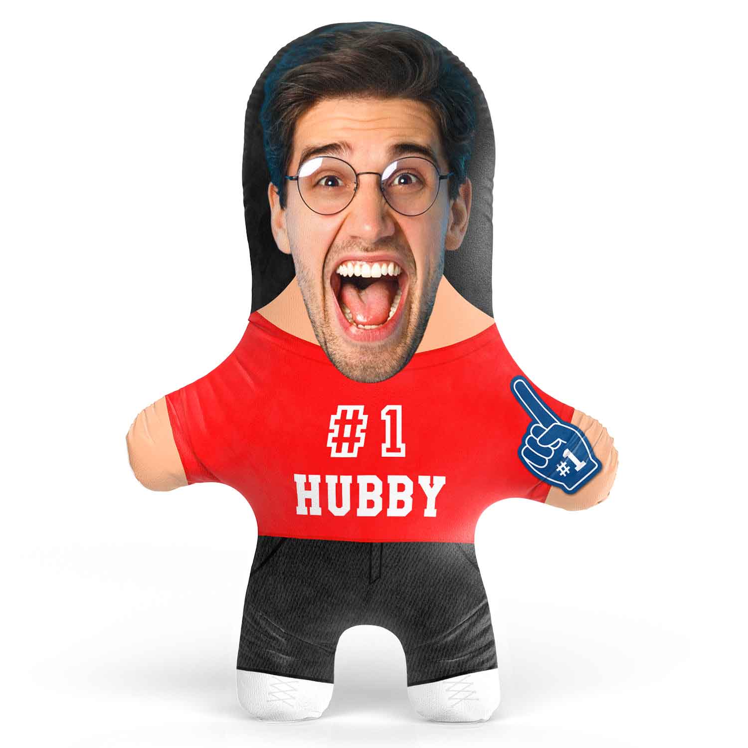 #1 Hubby Face Pillow