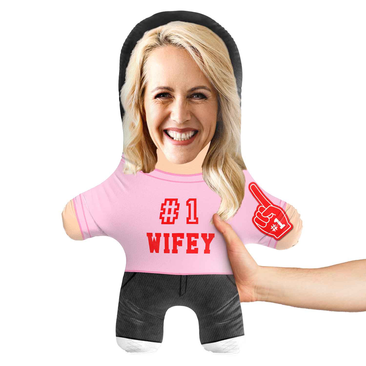 #1 Wifey Face Pillow