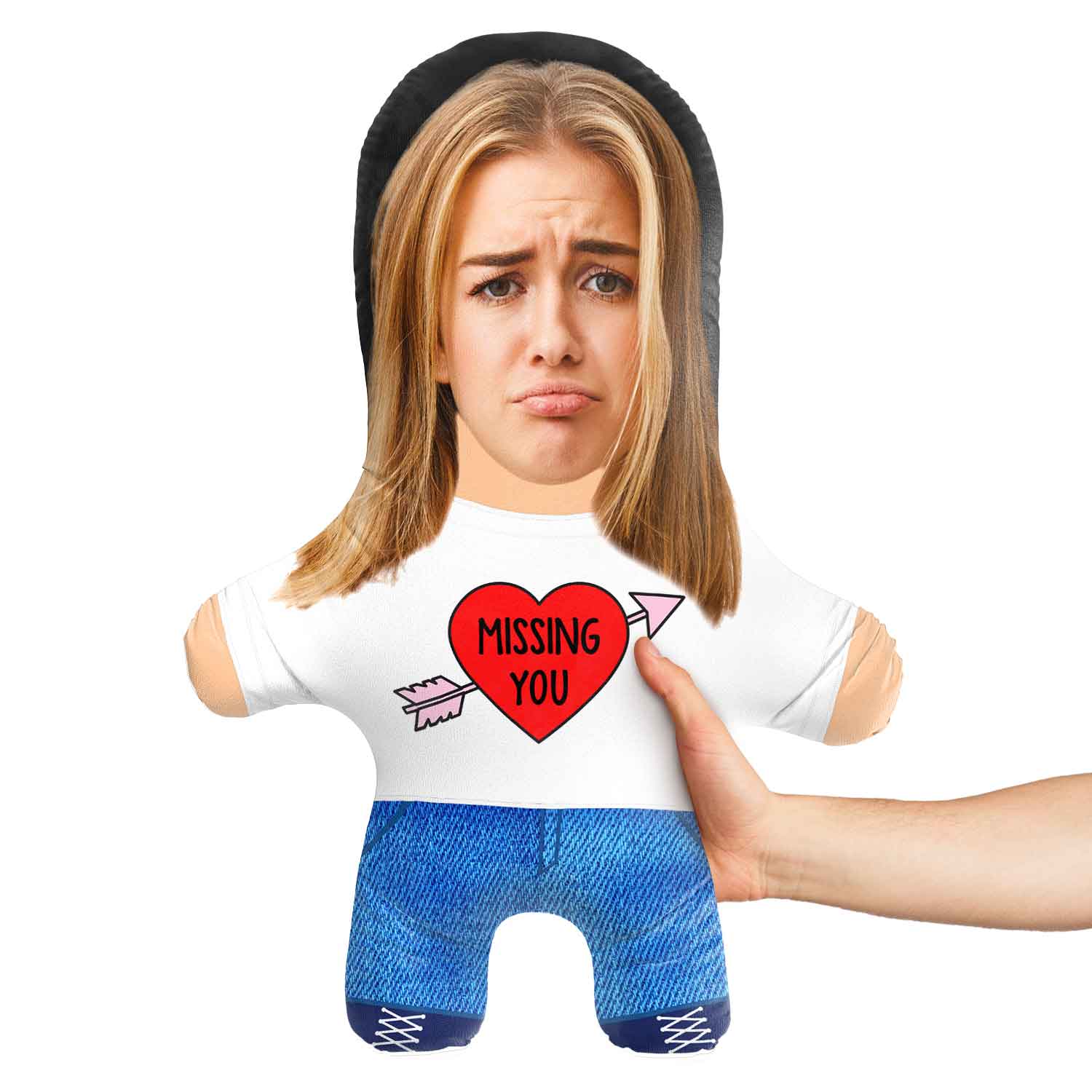 Missing You Face Pillow