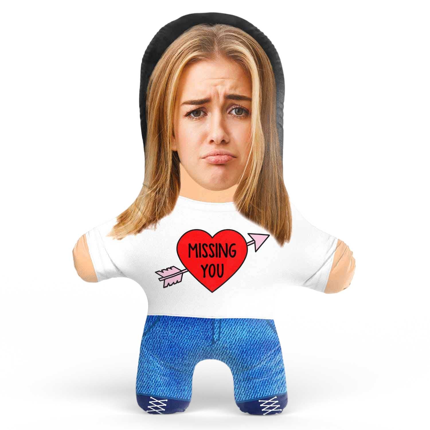 Missing You Face Pillow