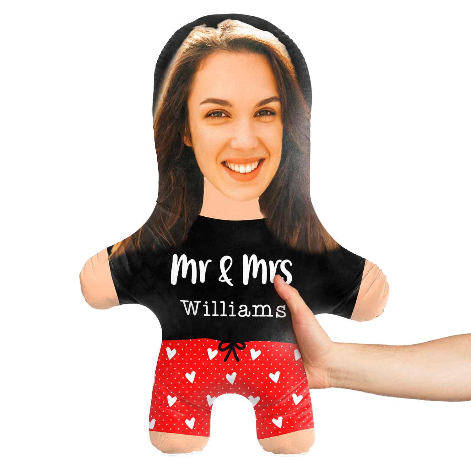 Mr & Mrs Face Pillow