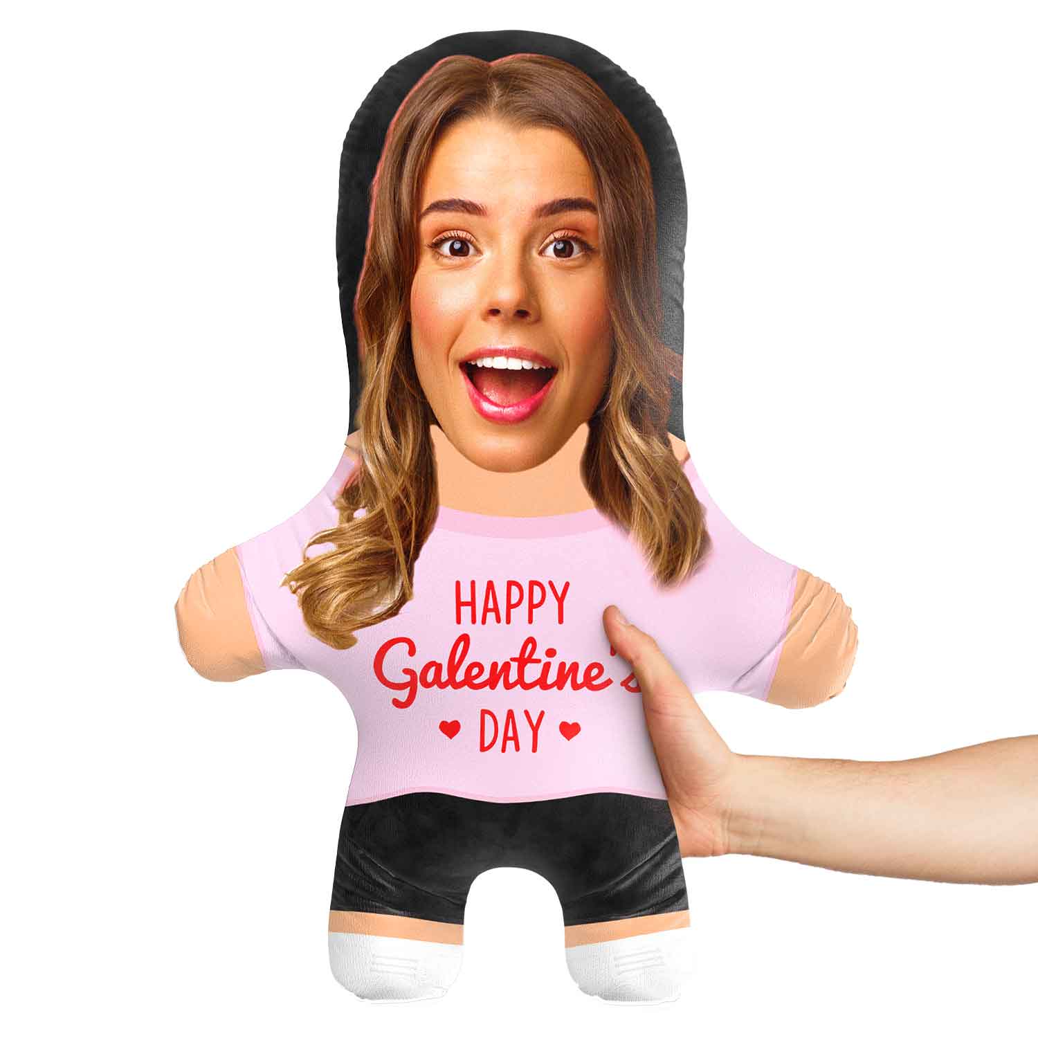 Happy Galentine's Day Face Pillow
