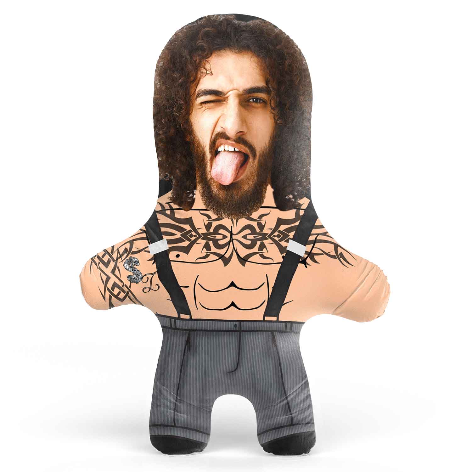 Homie Tattoos Face Pillow