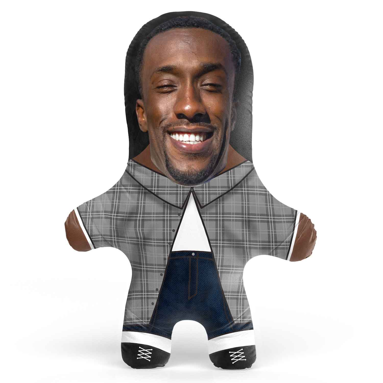 Homie Check Shirt Face Pillow