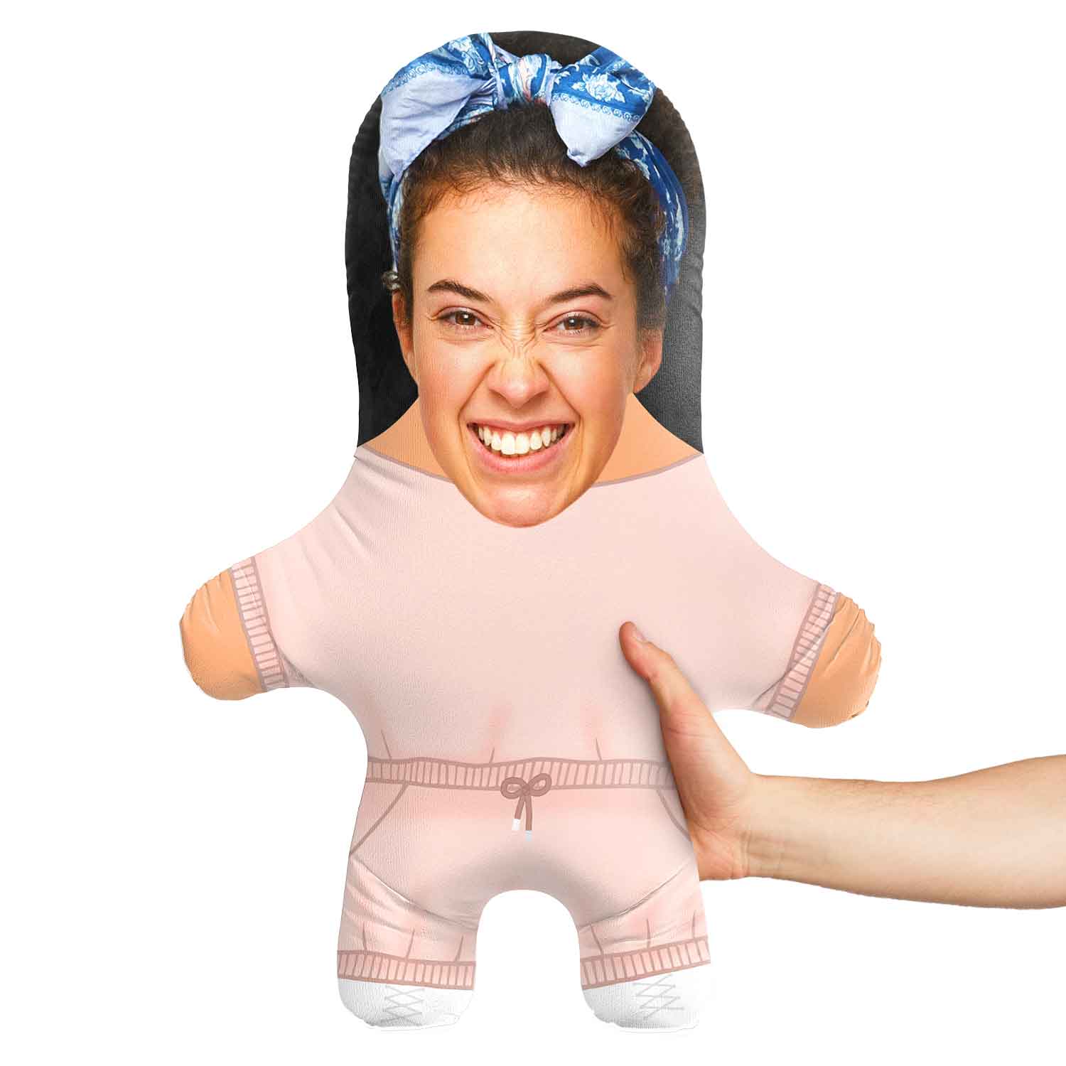 Tracksuit Girl Face Pillow