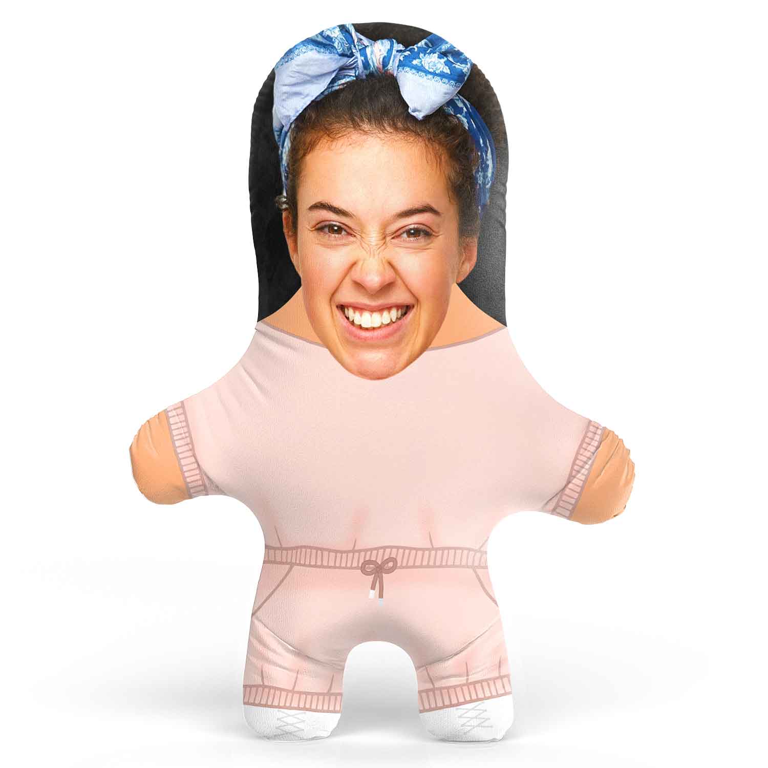 Tracksuit Girl Face Pillow