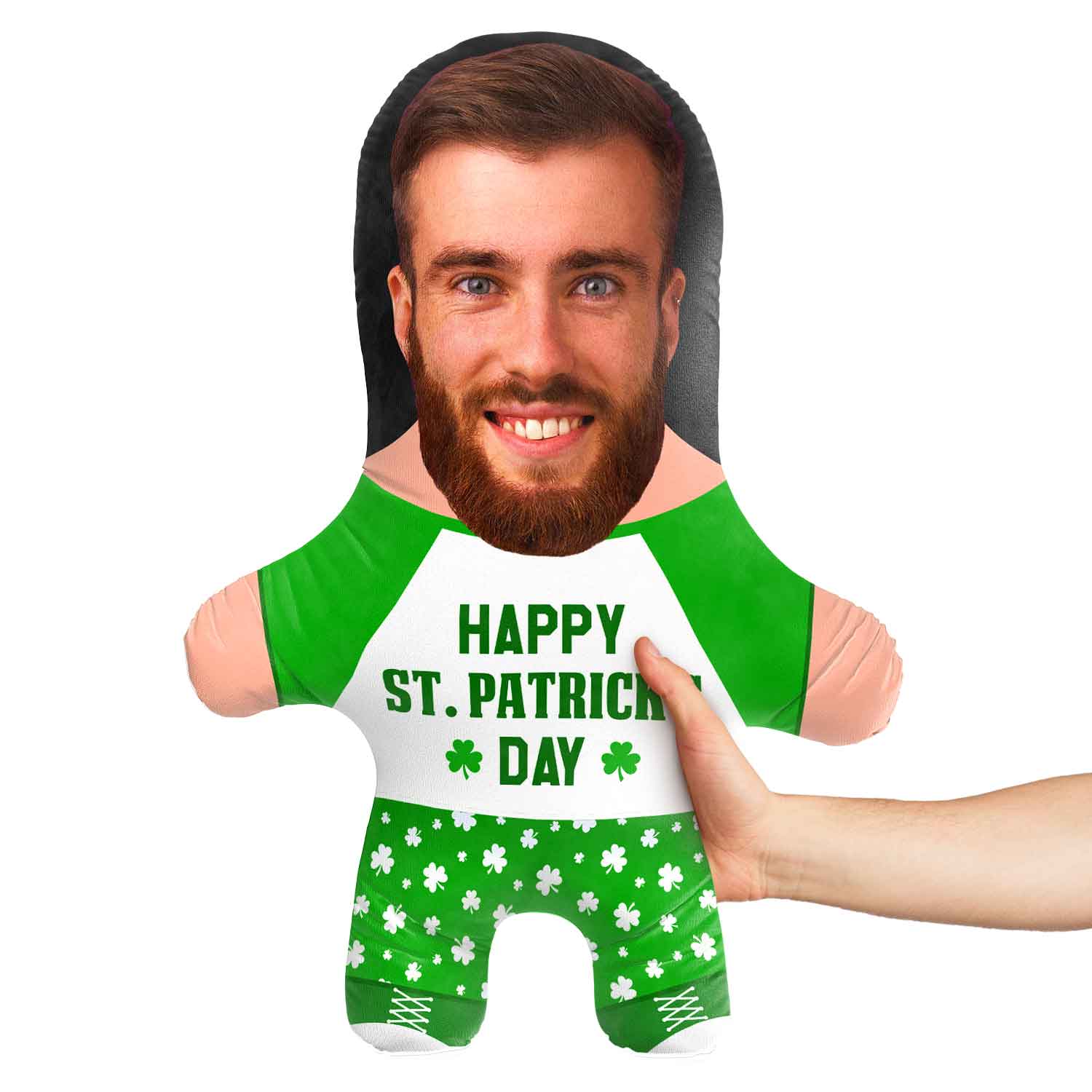 St Patricks Day Face Pillow