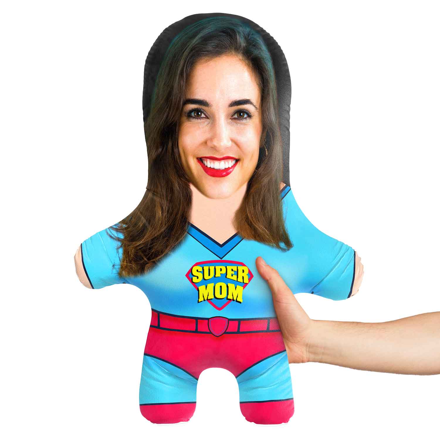 Super Mom Face Pillow