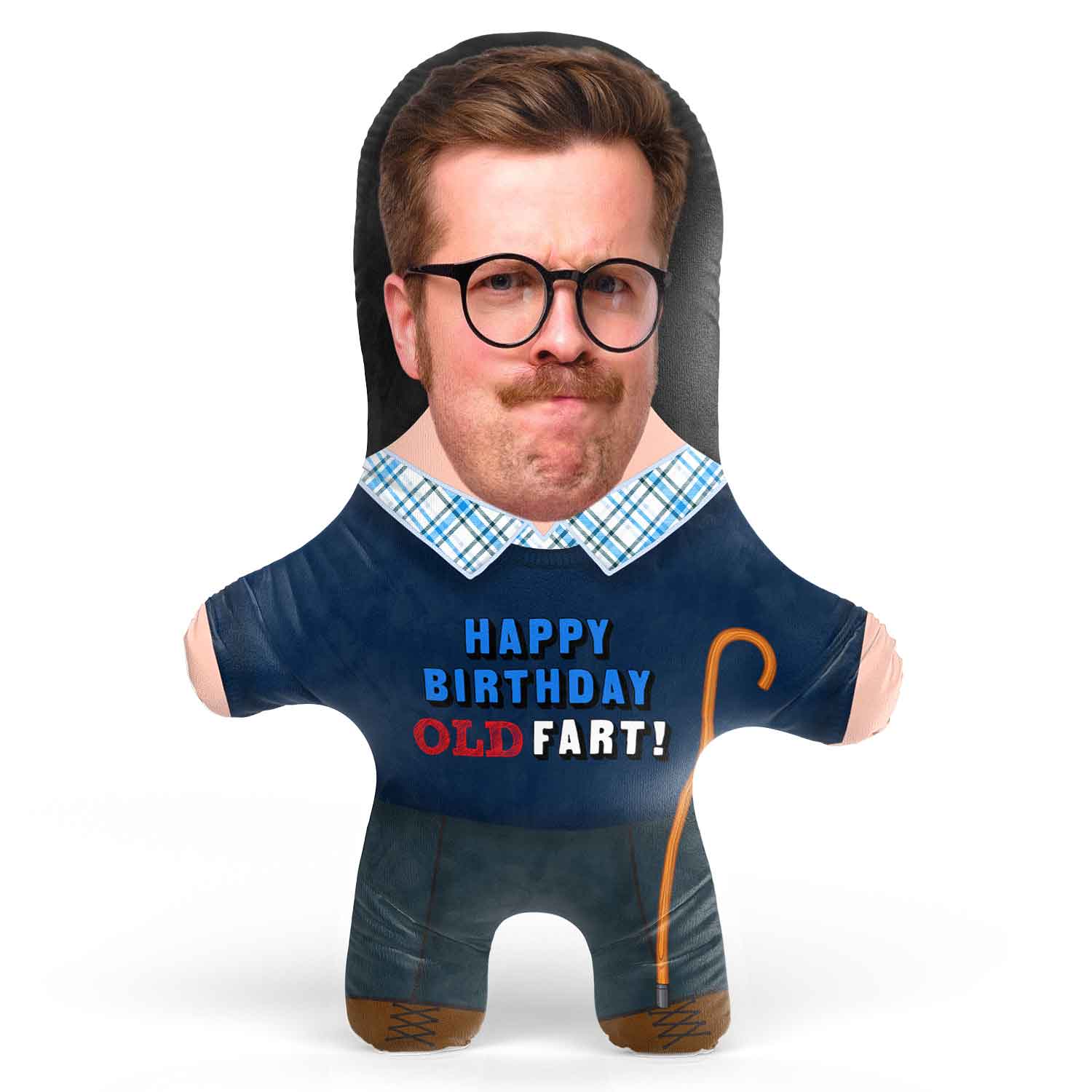 Old  Fart Birthday Face Pillow