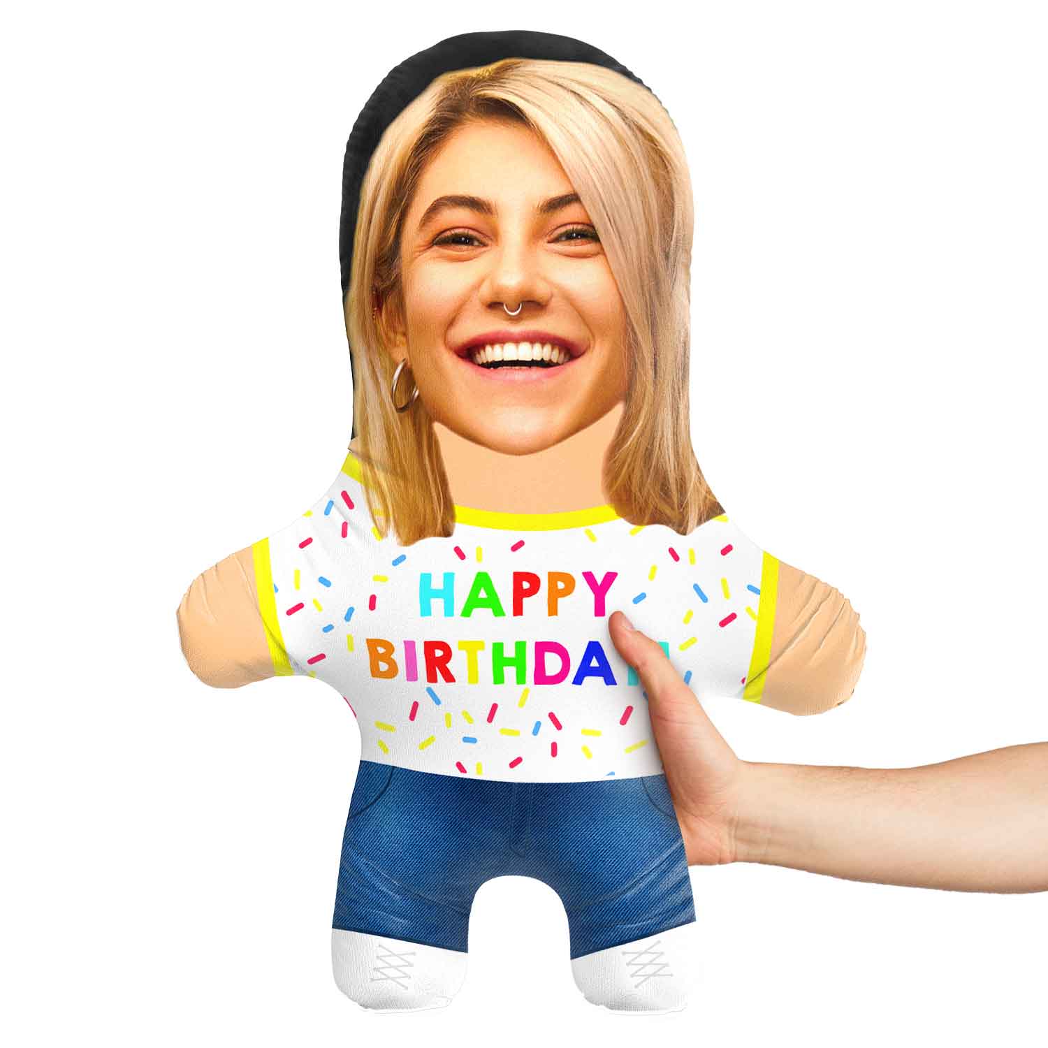 Happy Birthday Face Pillow