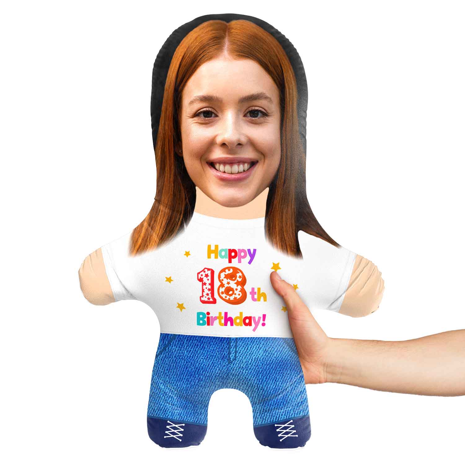 18th Birthday Face Pillow