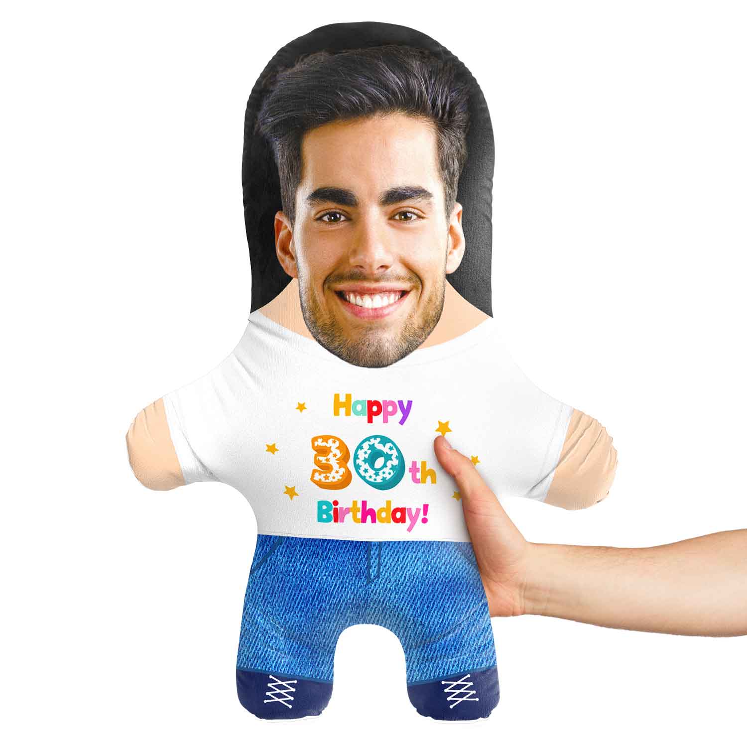 30th Birthday Face Pillow