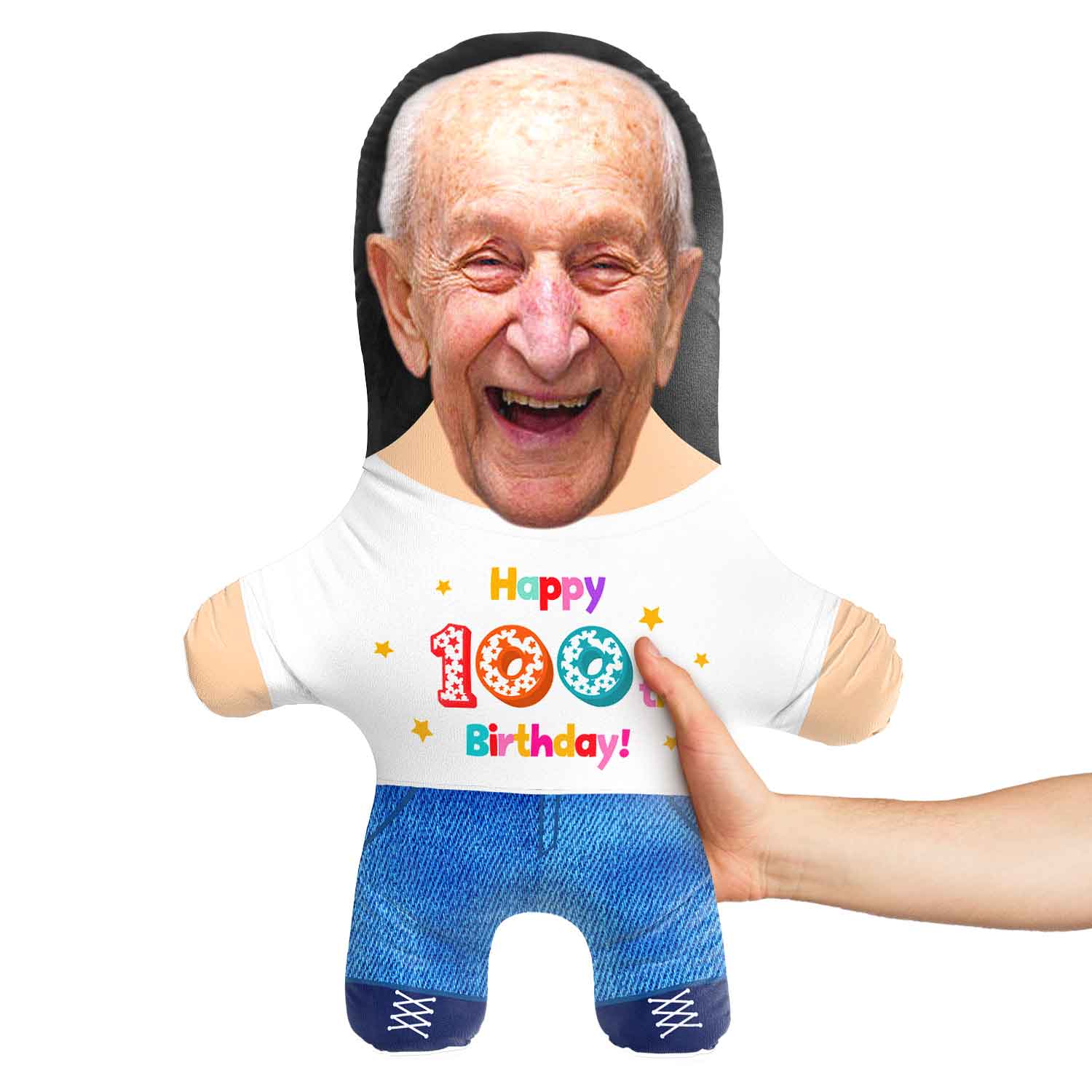 100th Birthday Face Pillow