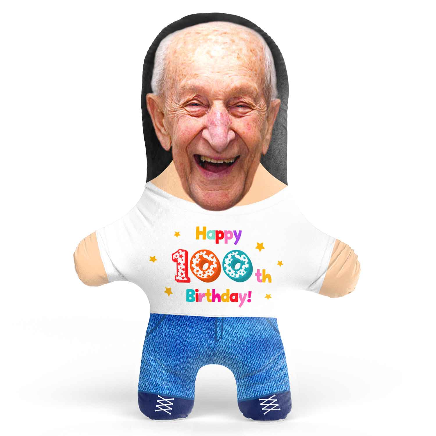 100th Birthday Face Pillow