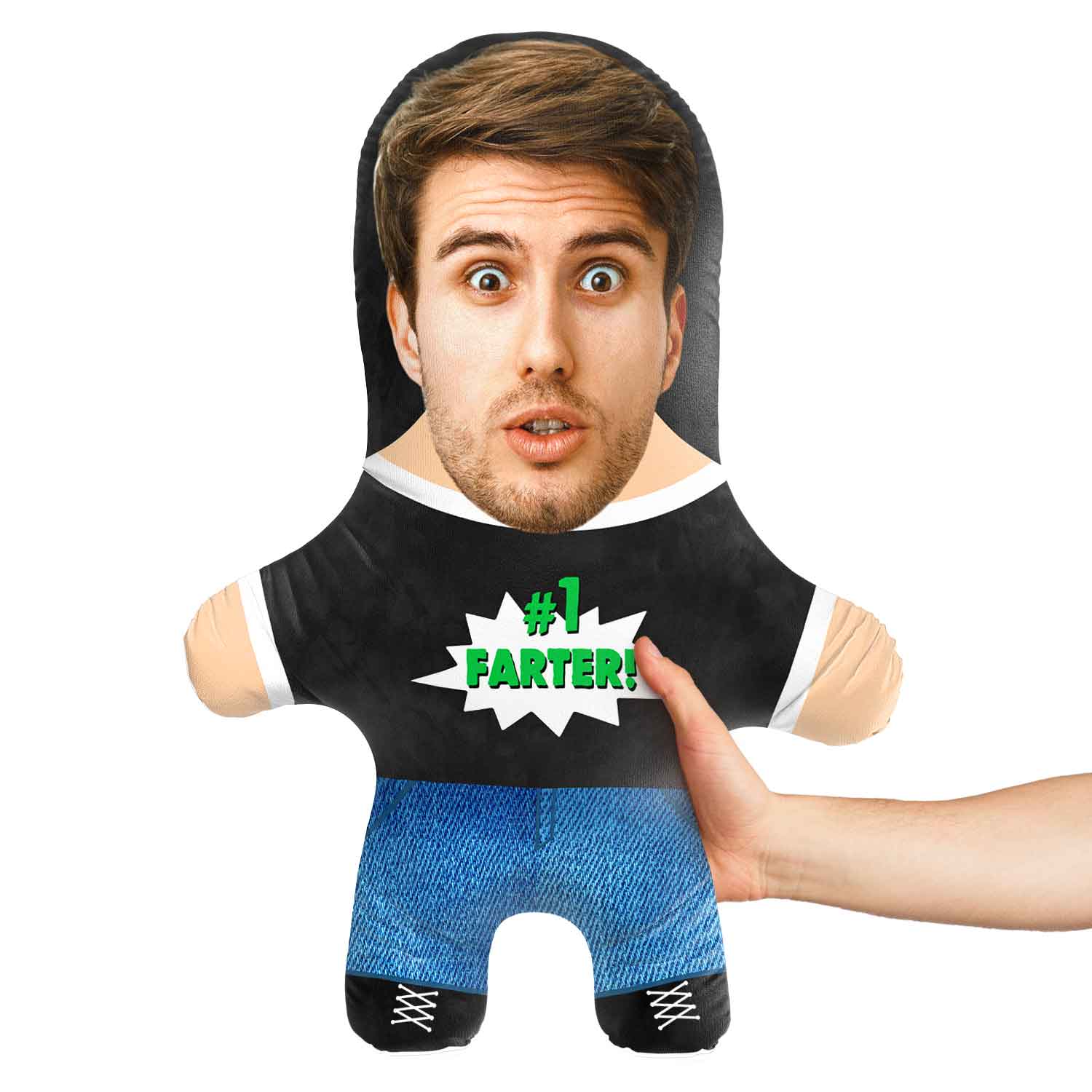 #1 Farter Face Pillow