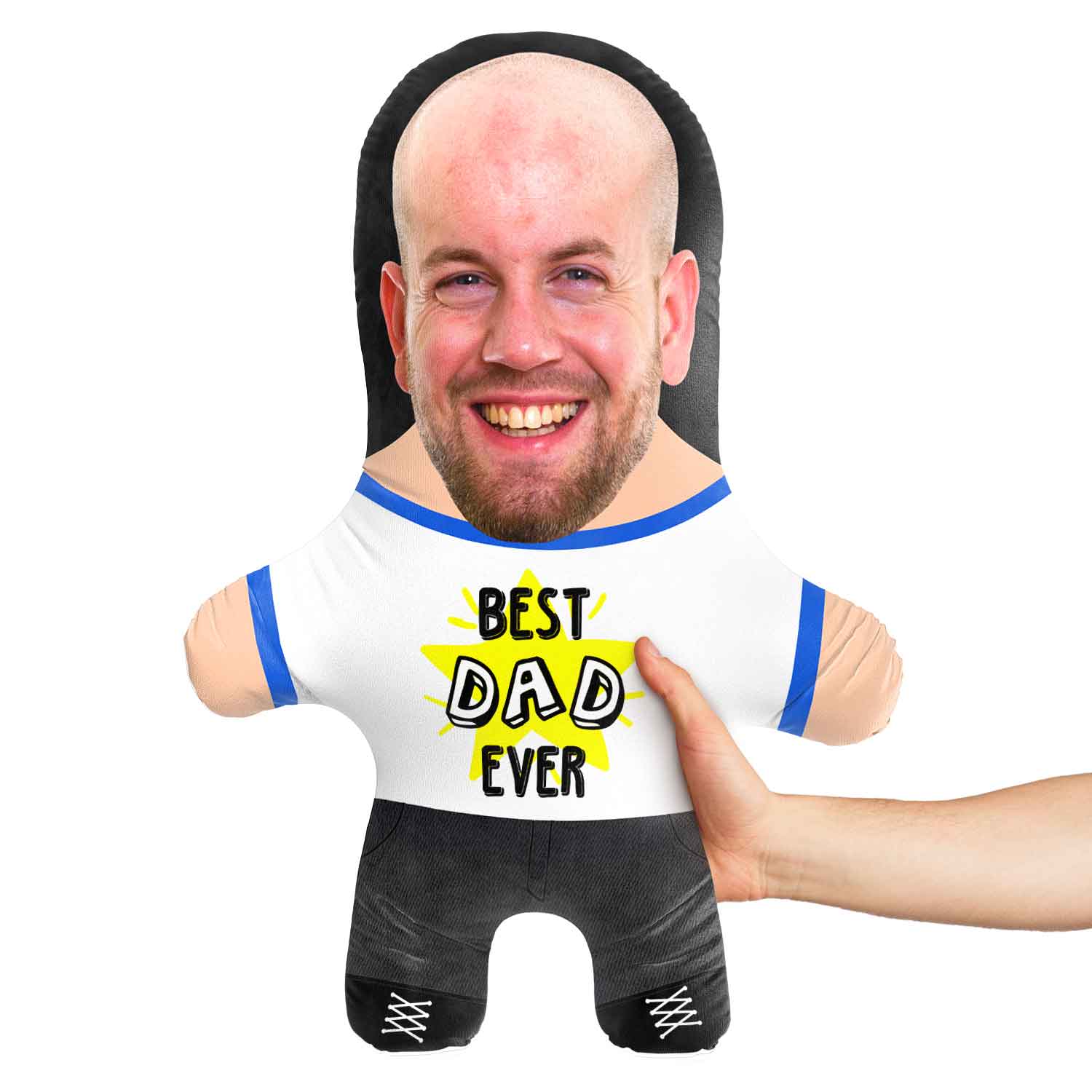 Best Dad Ever Face Pillow