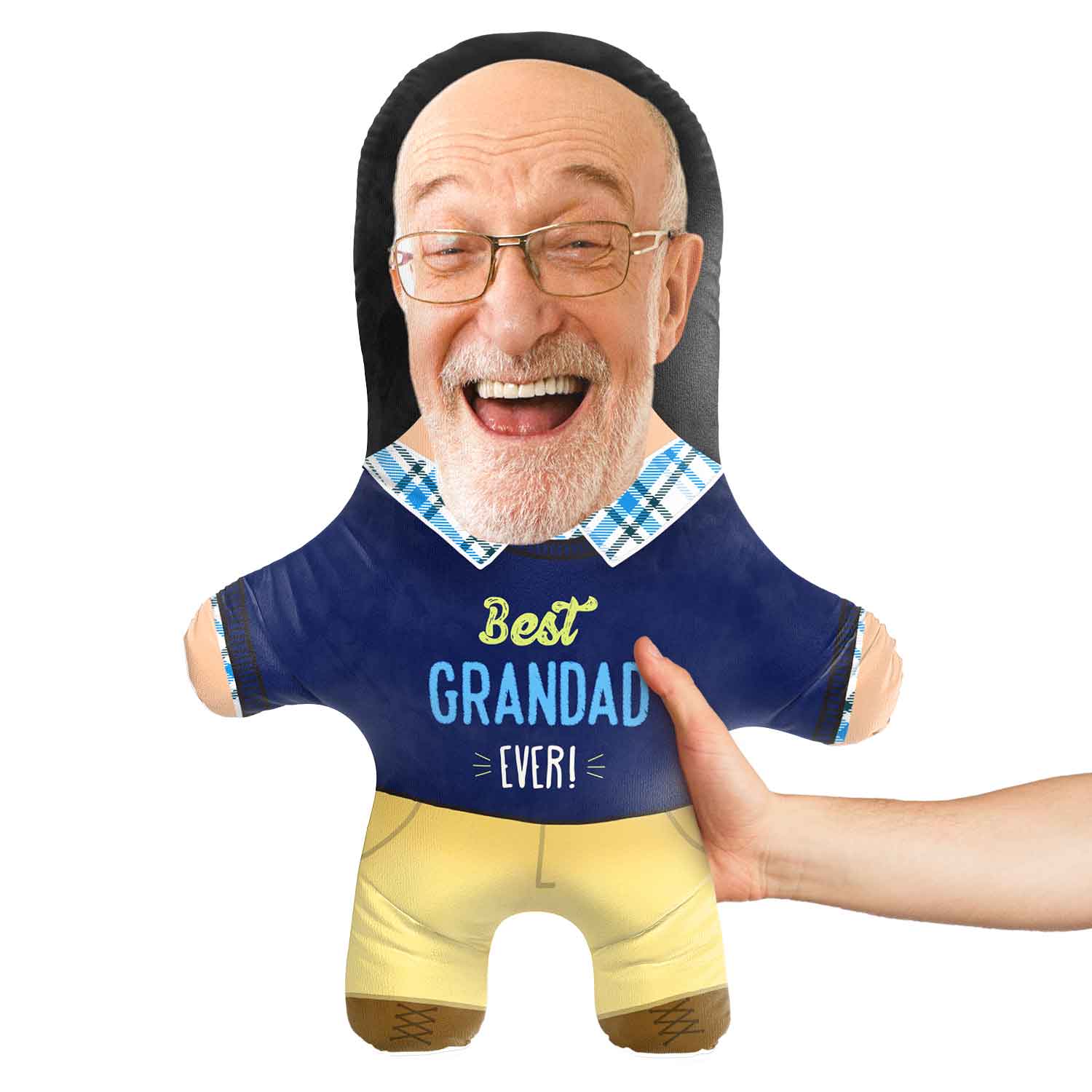 Best Grandad Ever Face Pillow