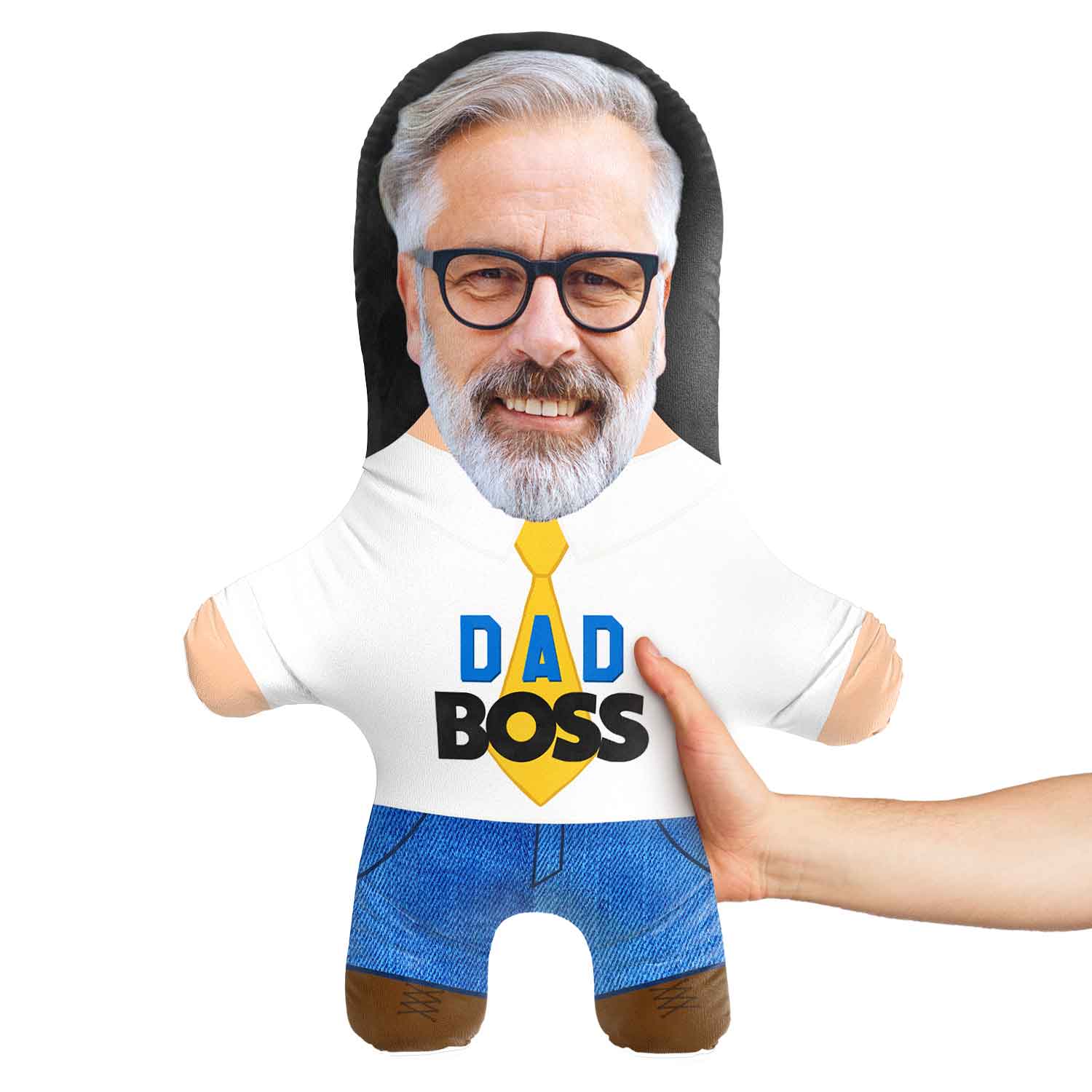 Dad Boss Face Pillow