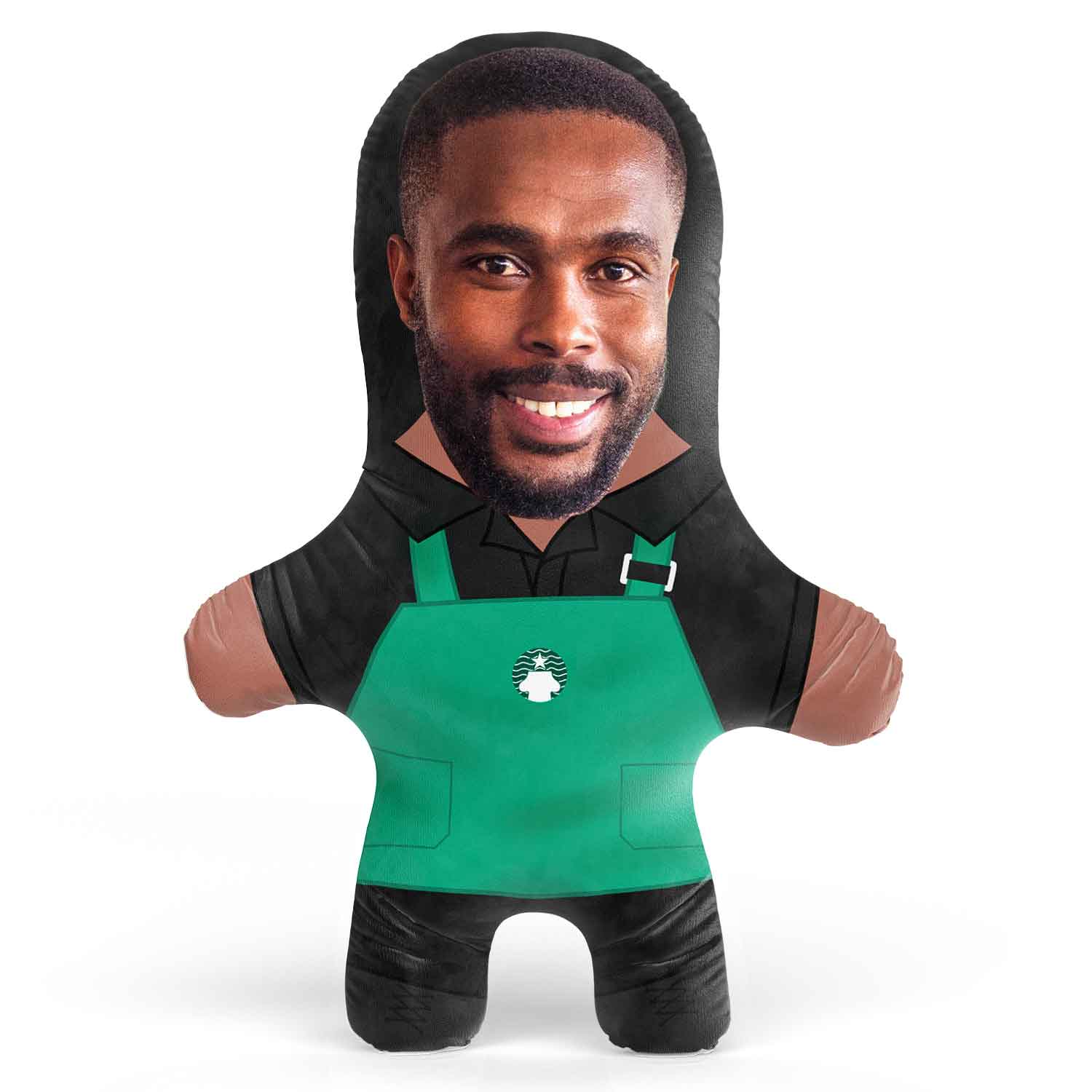 Bucks Coffee Face Pillow