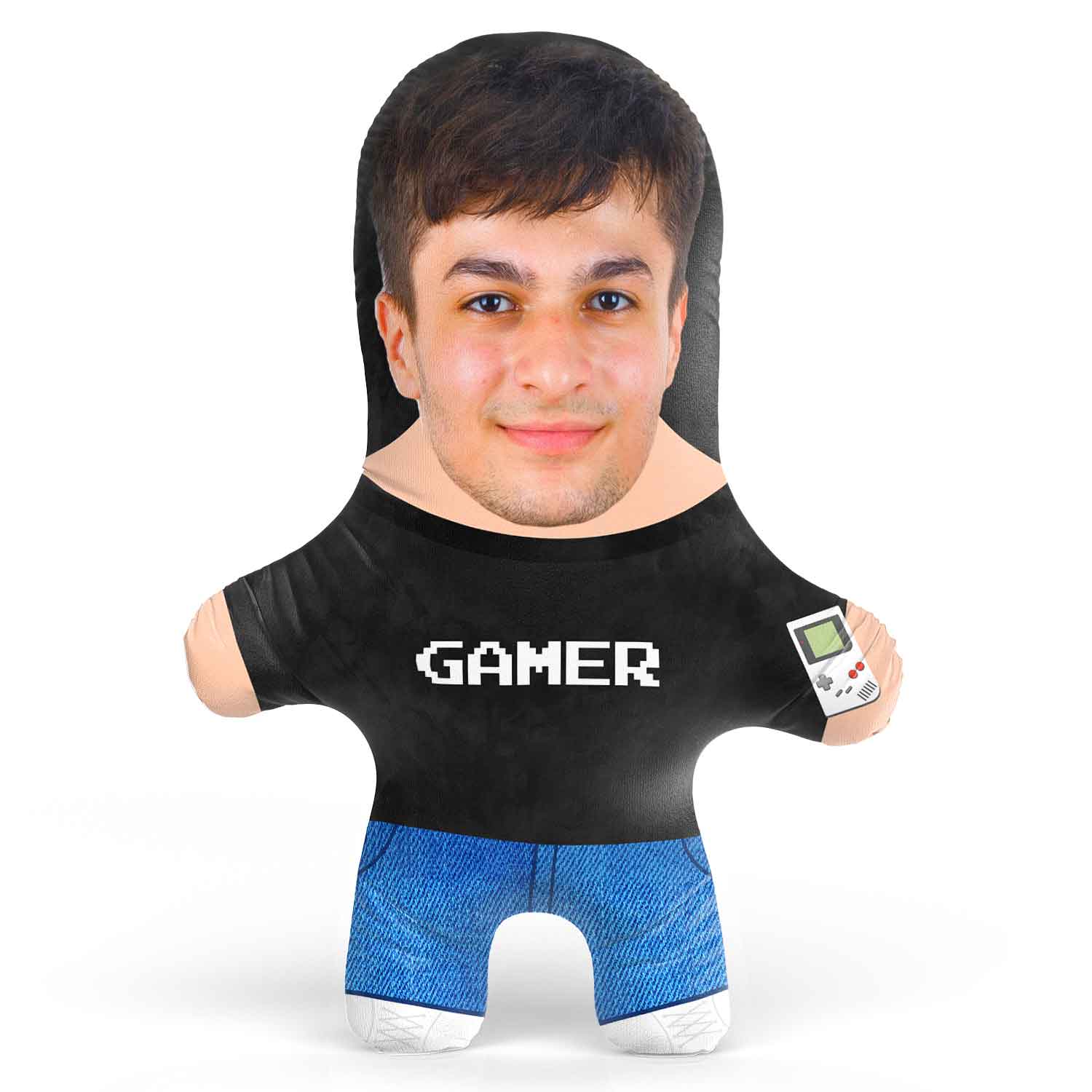Gamer Gameboy Face Pillow