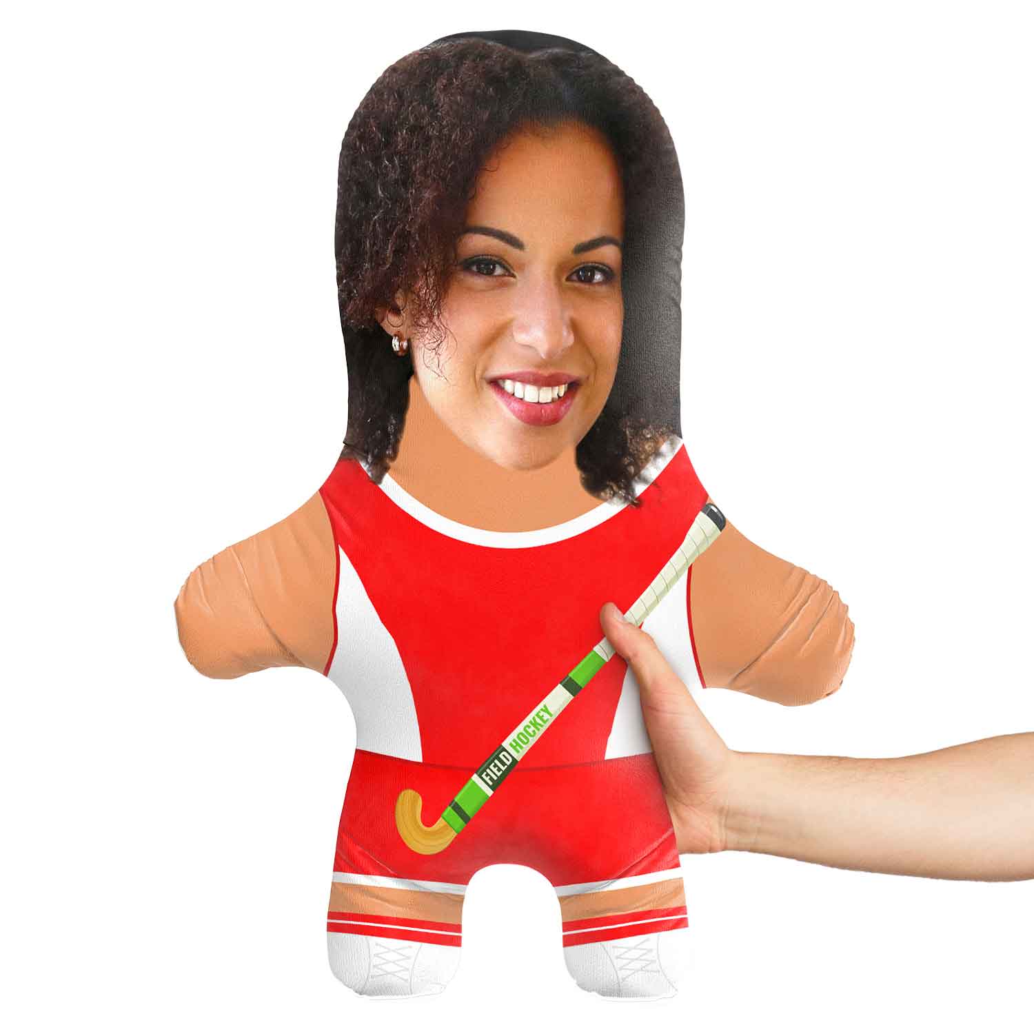 Field Hockey Female Face Pillow