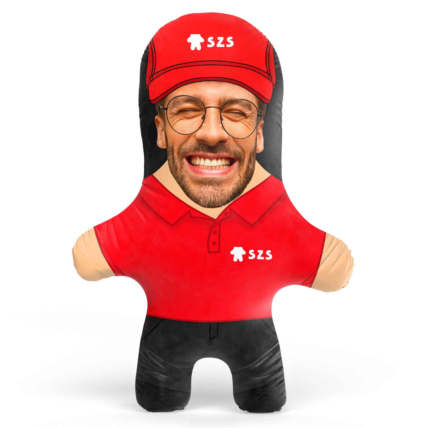 Delivery Driver Face Pillow