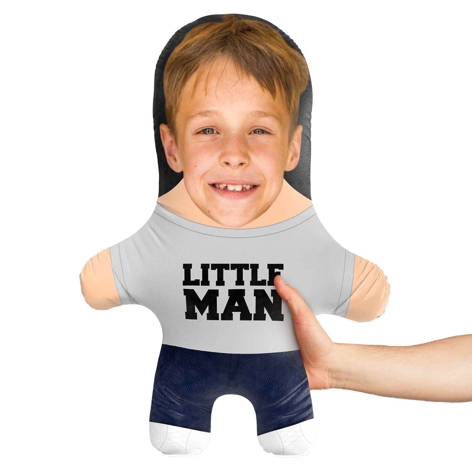 Little Man Face Pillow