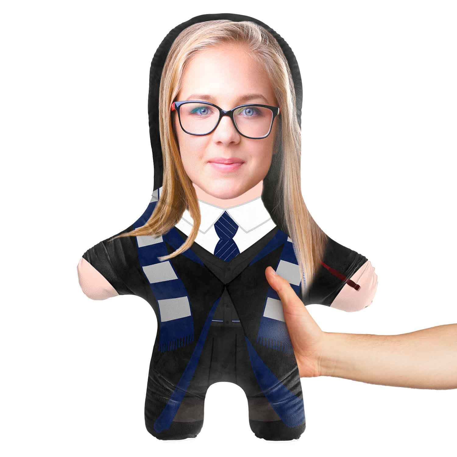 Female Eagle Wizard Face Pillow
