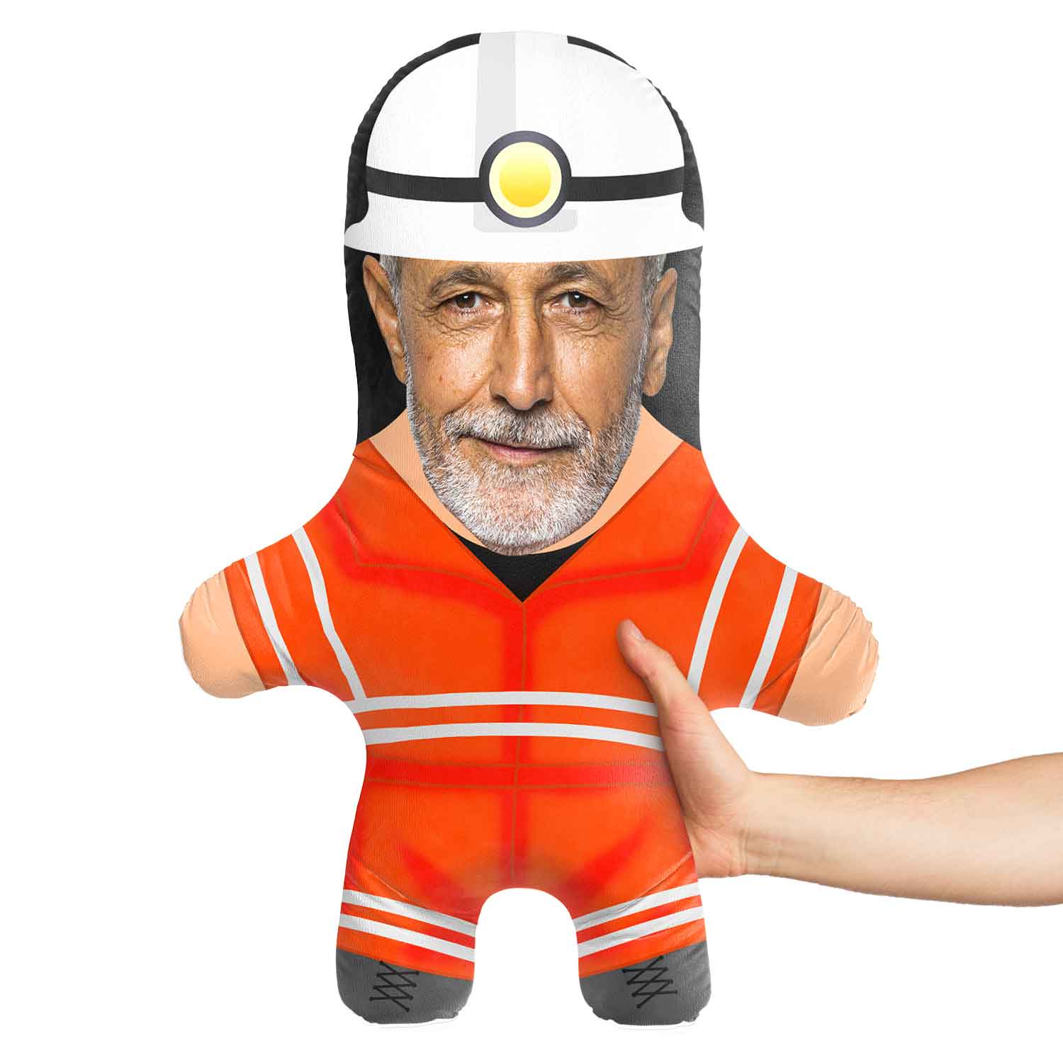Railway Worker Face Pillow