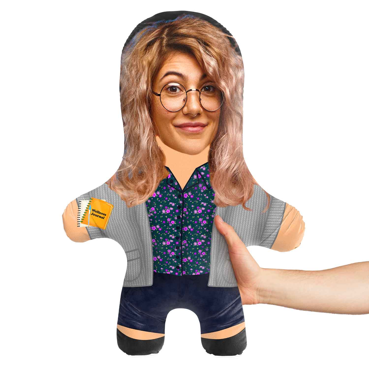 Female Therapist Face Pillow