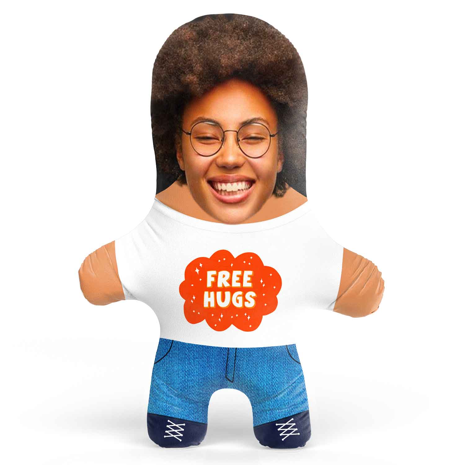 Free Hugs Face Pillow