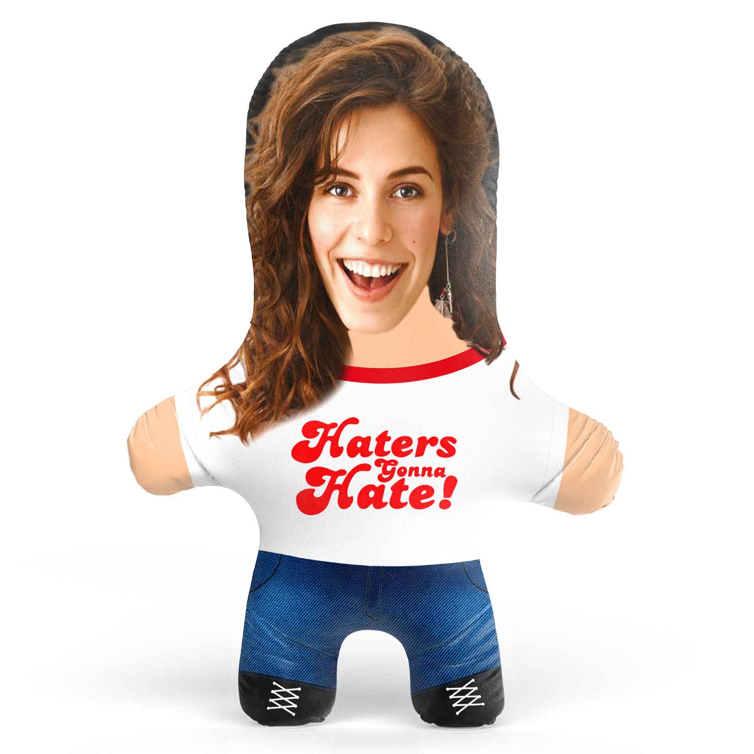 Haters Gone Hate Face Pillow