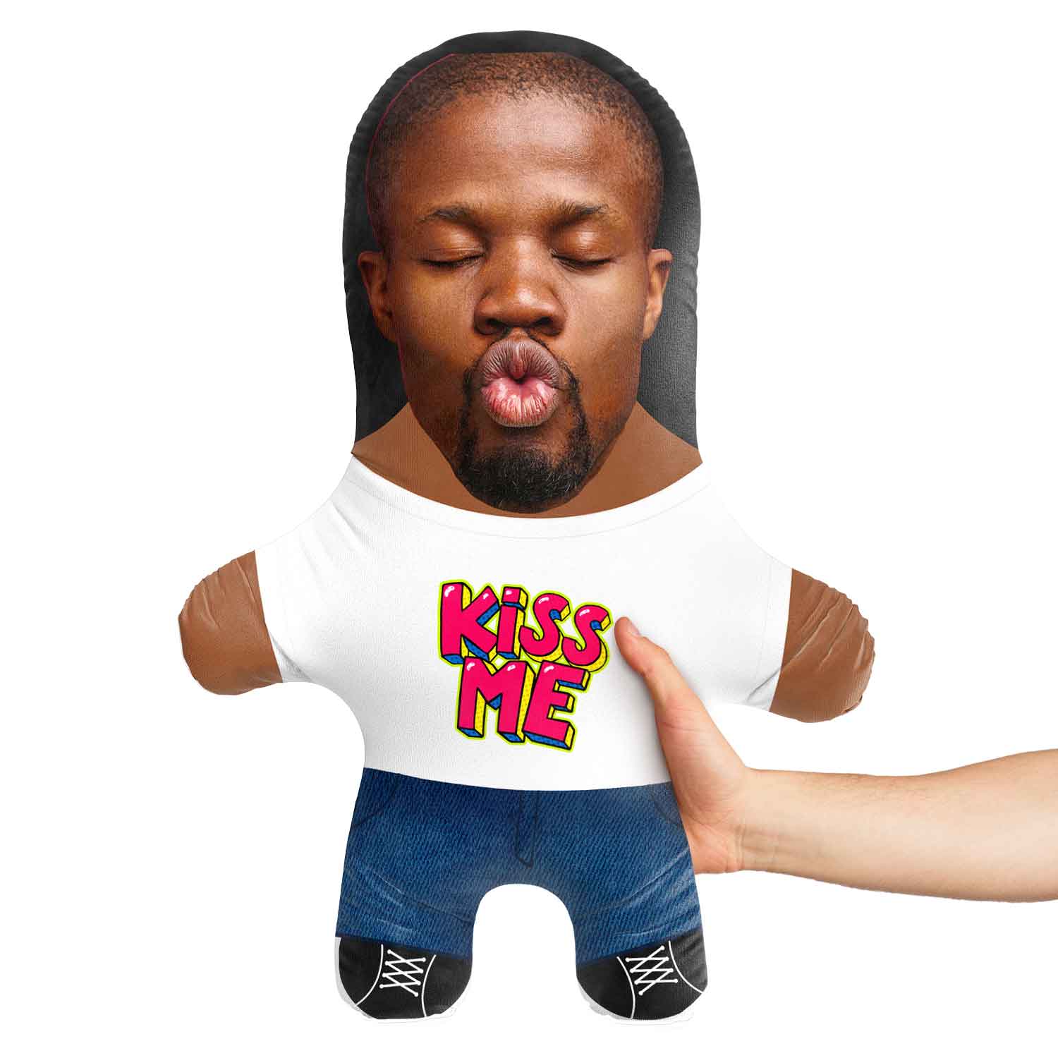 Kiss Me Face Pillow