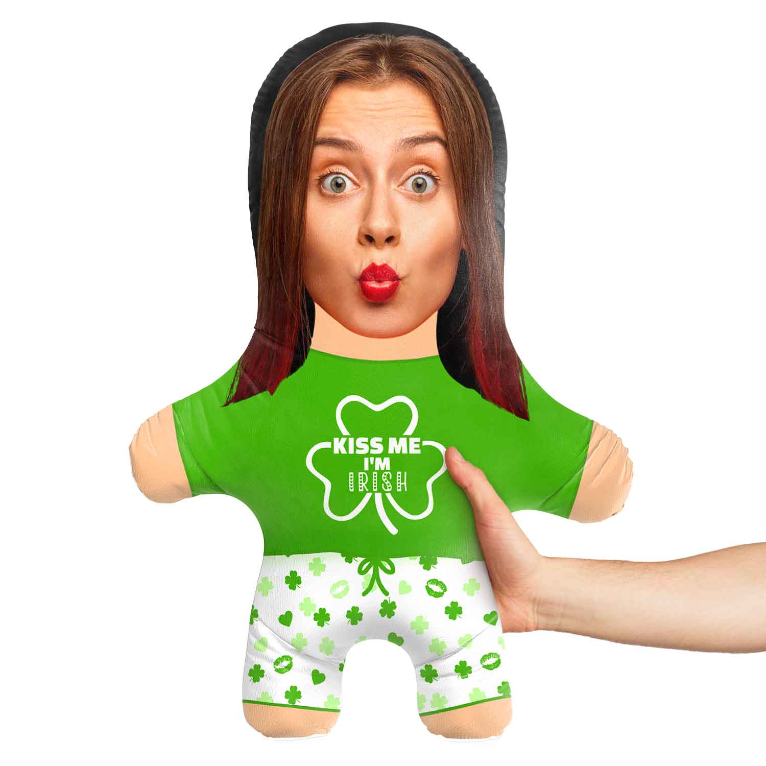 Kiss me I'm Irish Face Pillow