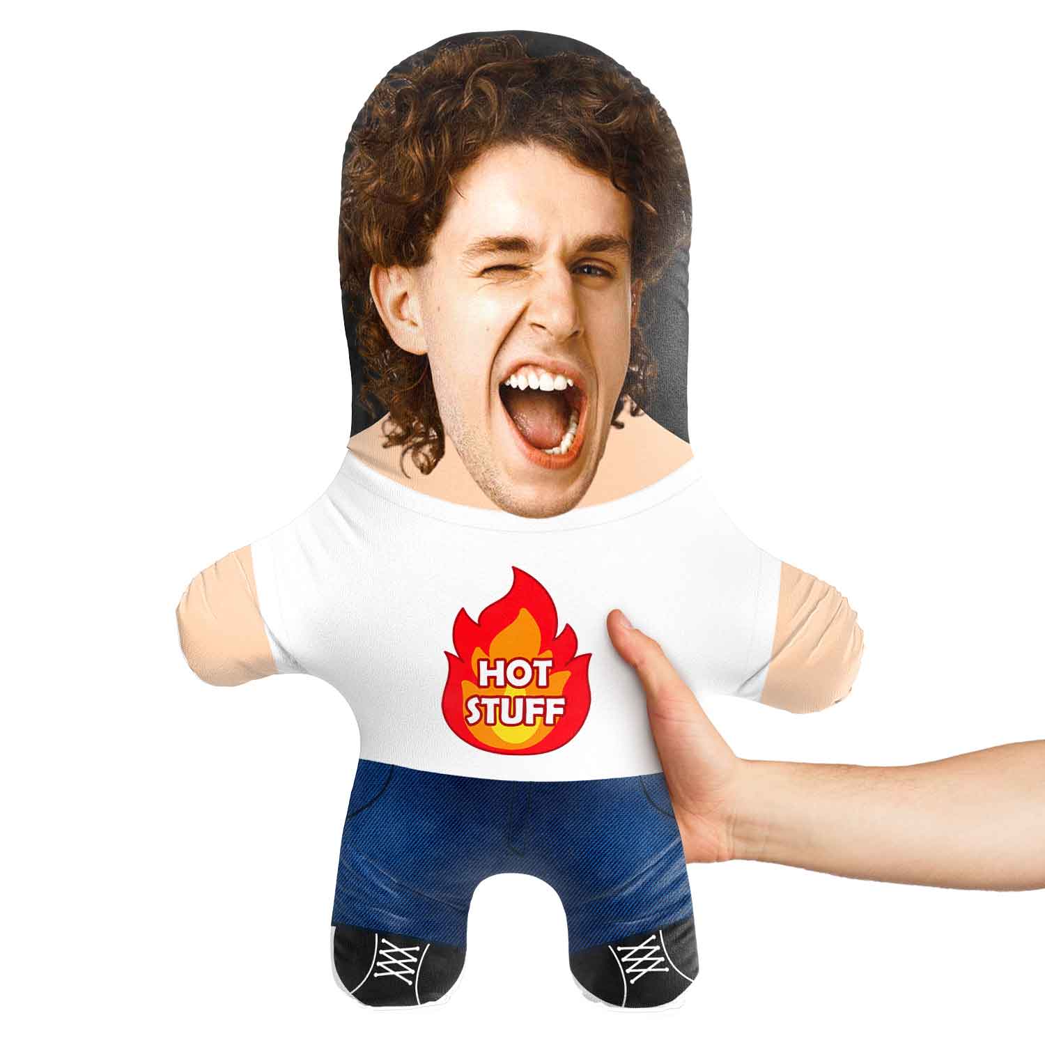 Hot Stuff Face Pillow