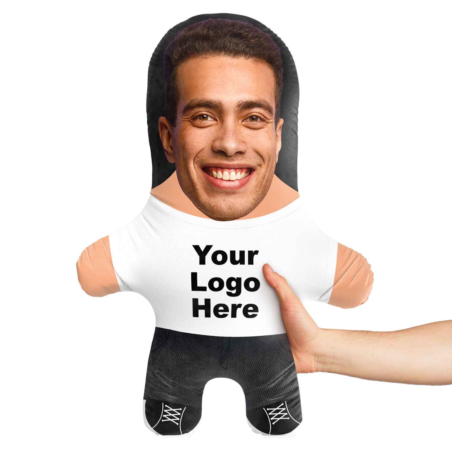 Your Logo Here Face Pillow