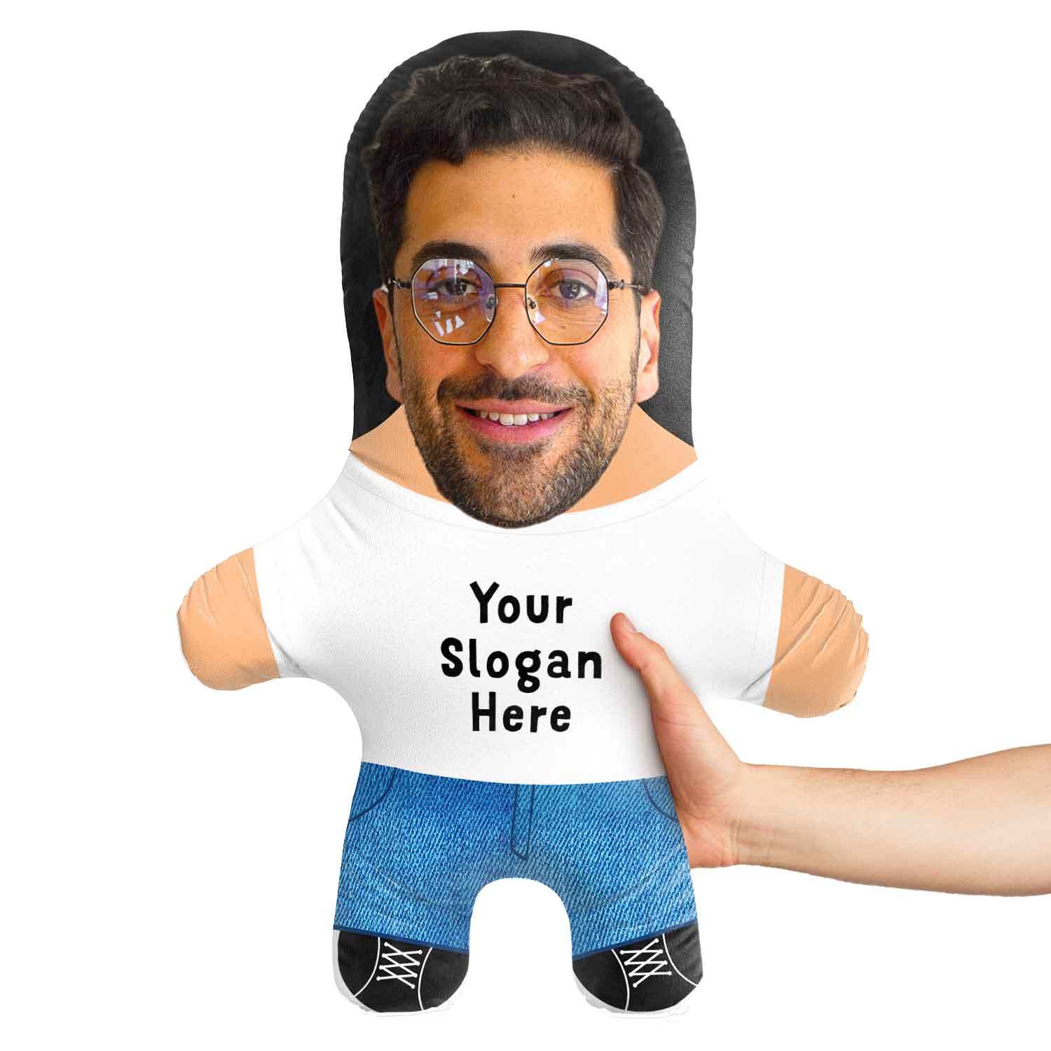 Your Slogan Here Face Pillow