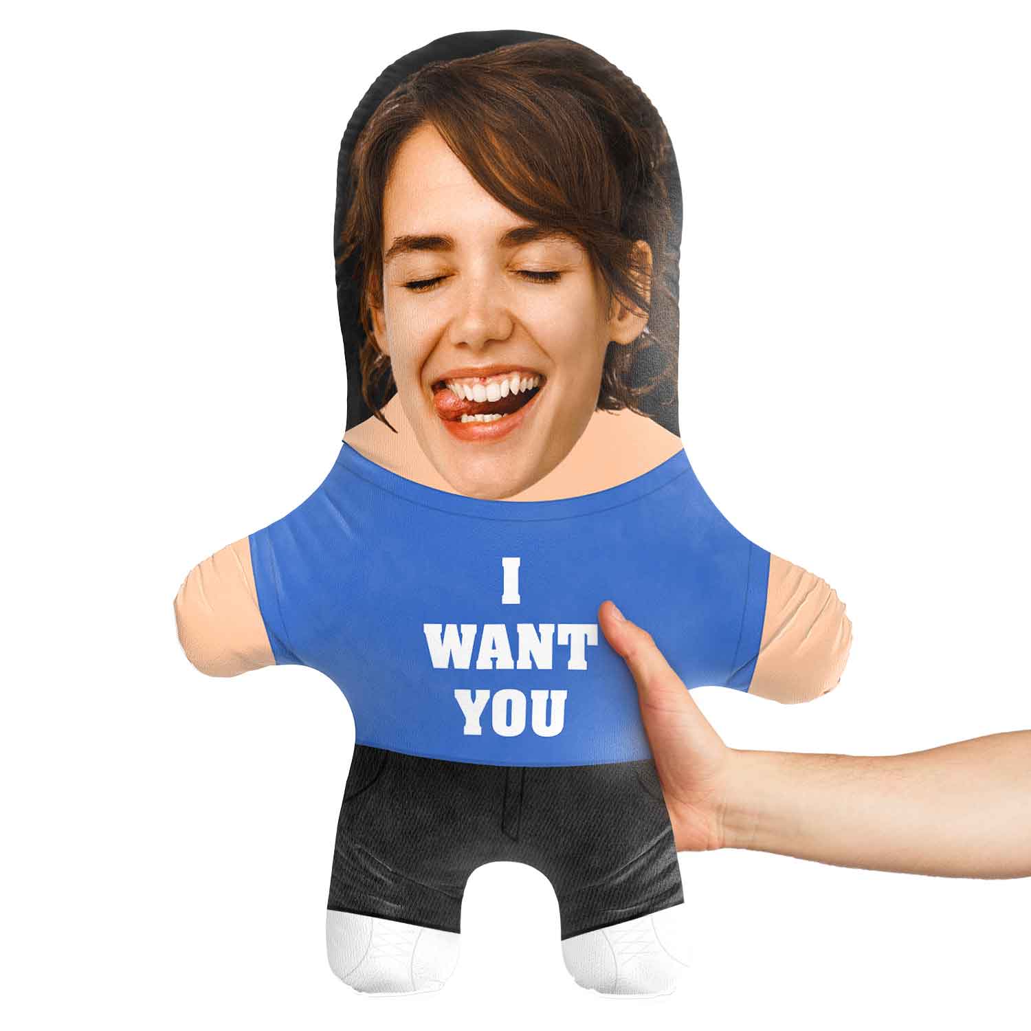 I Want You Face Pillow