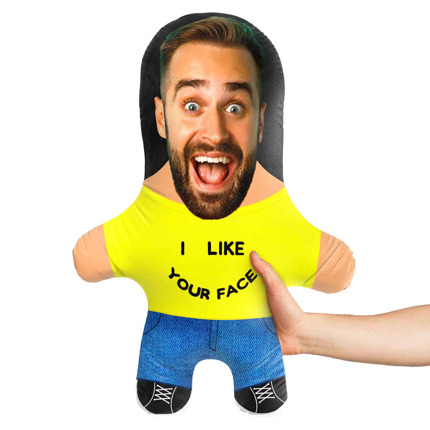 I Like Your Face Face Pillow