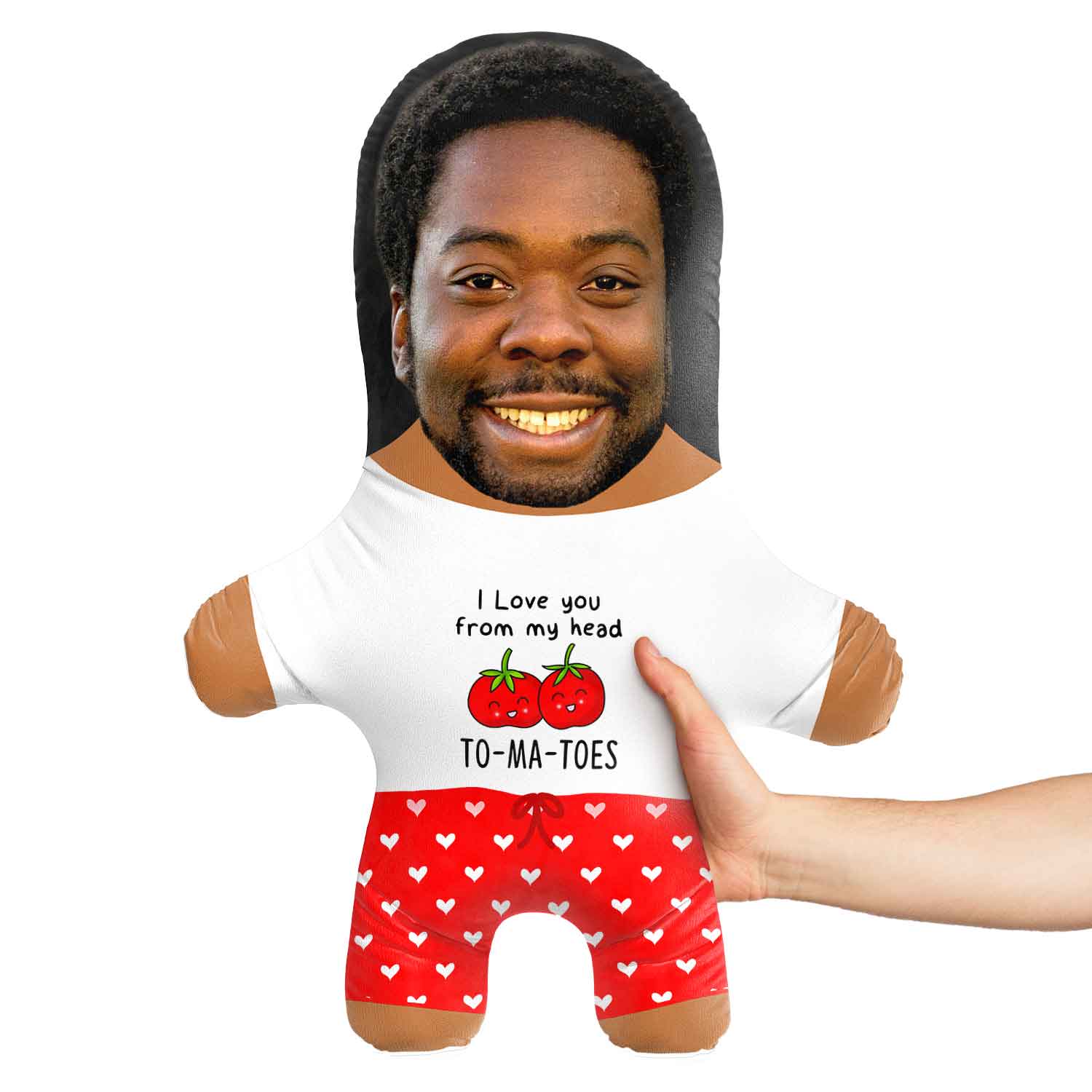 I Love You From My Head to Ma Toes Face Pillow