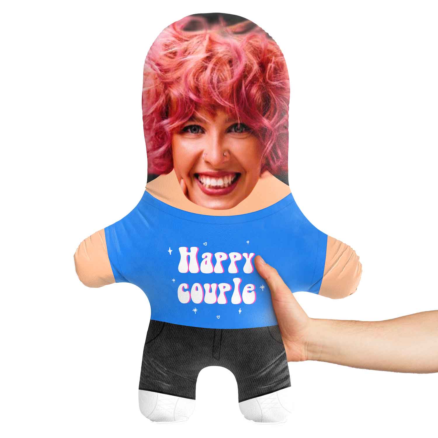 Happy Couple Face Pillow