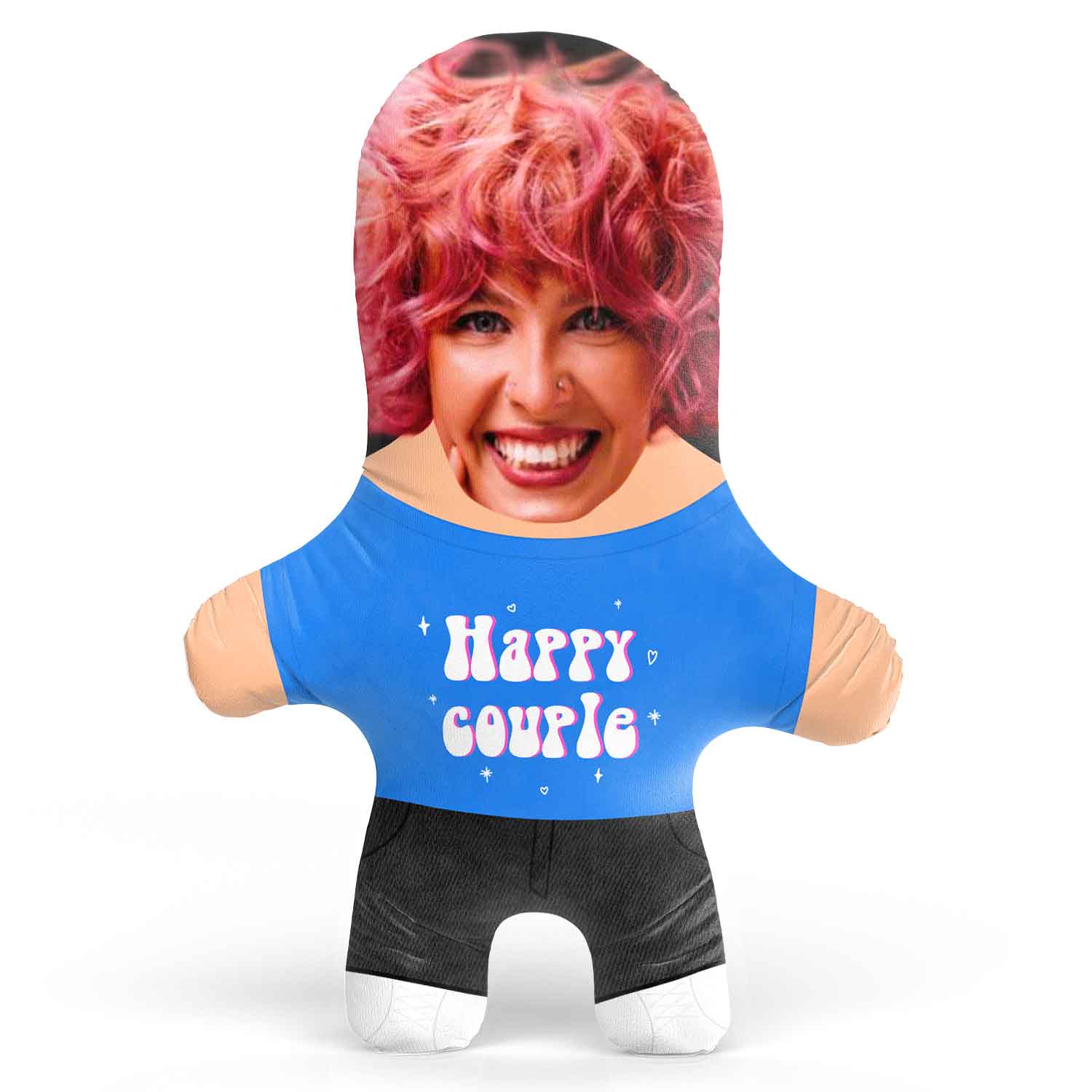 Happy Couple Face Pillow