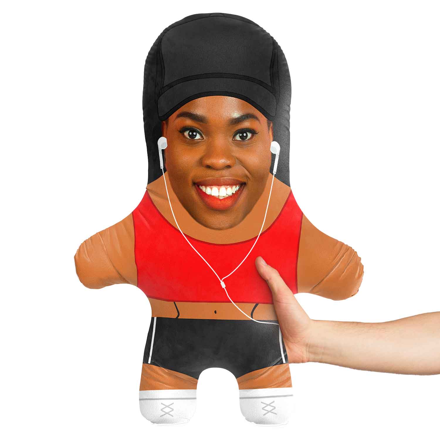 Female Runner Face Pillow