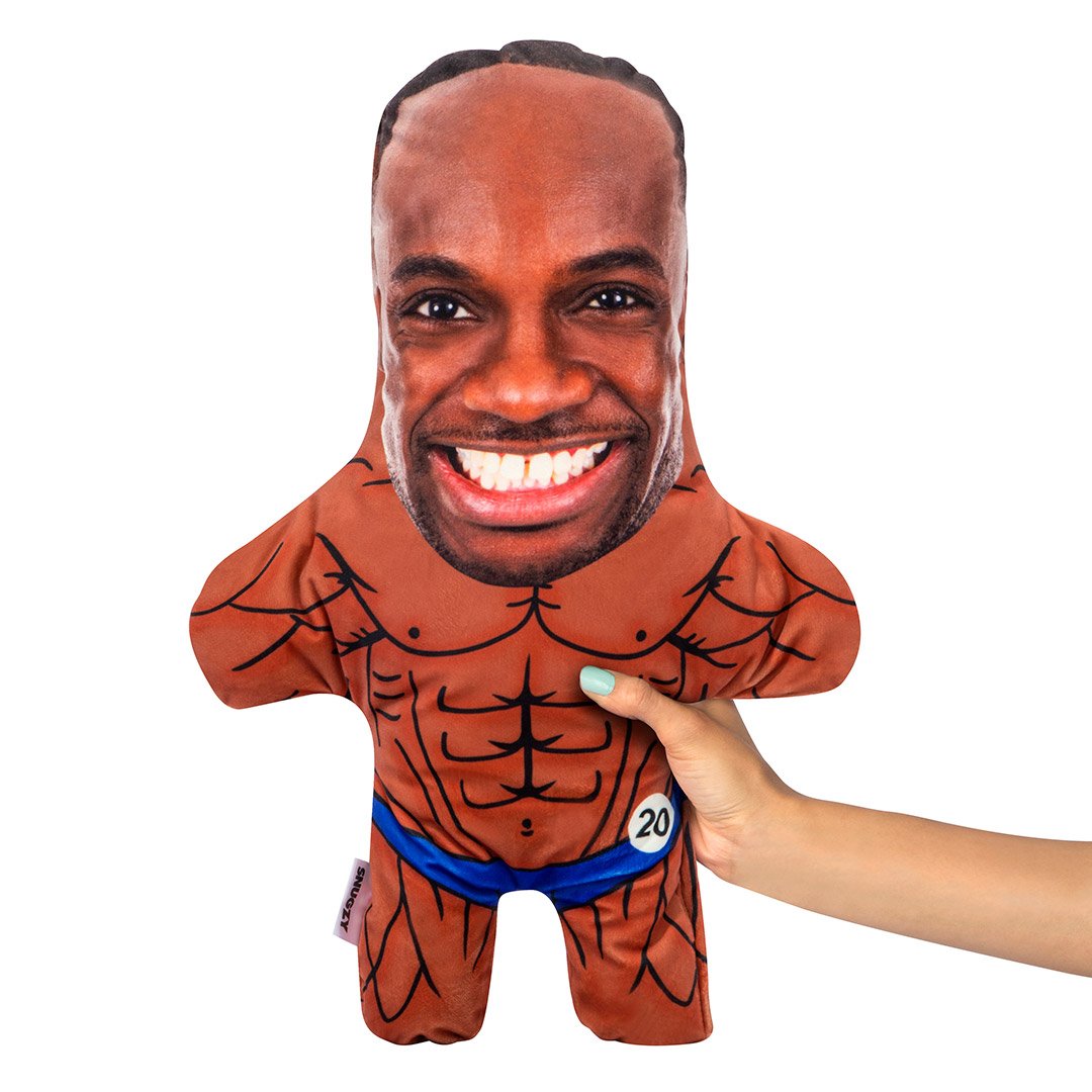 Bodybuilder Face Pillow