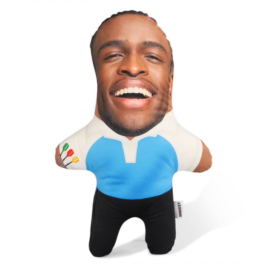Darts Man Face Pillow