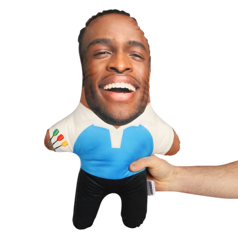 Darts Man Face Pillow