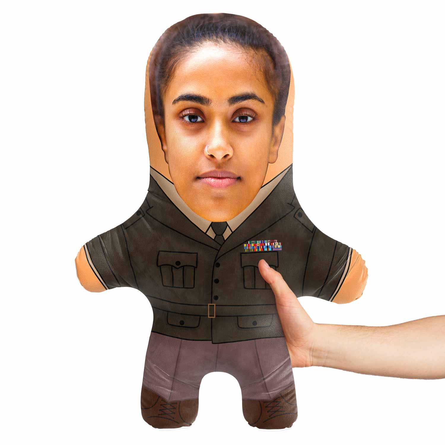 US Green Service Dress Face Pillow