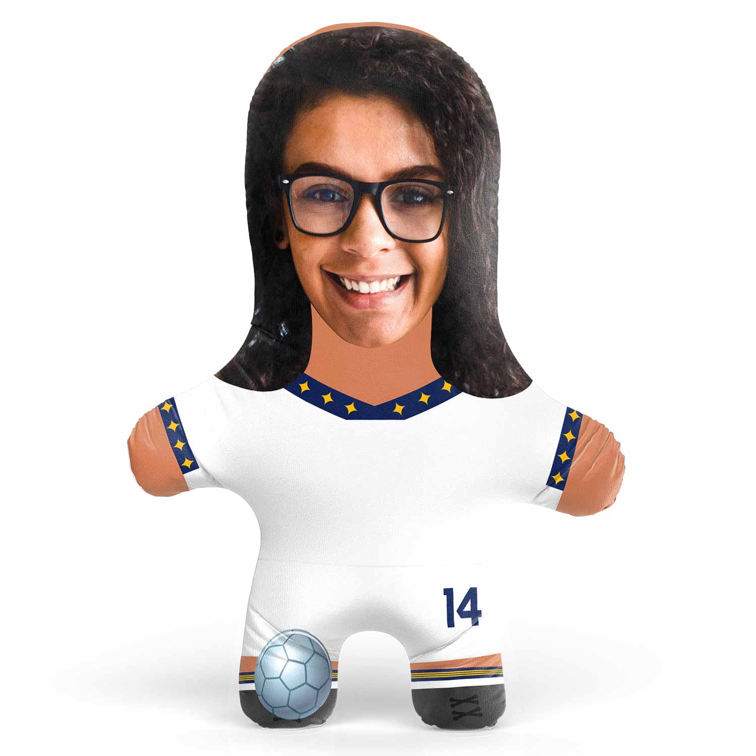 LA Soccer Face Pillow