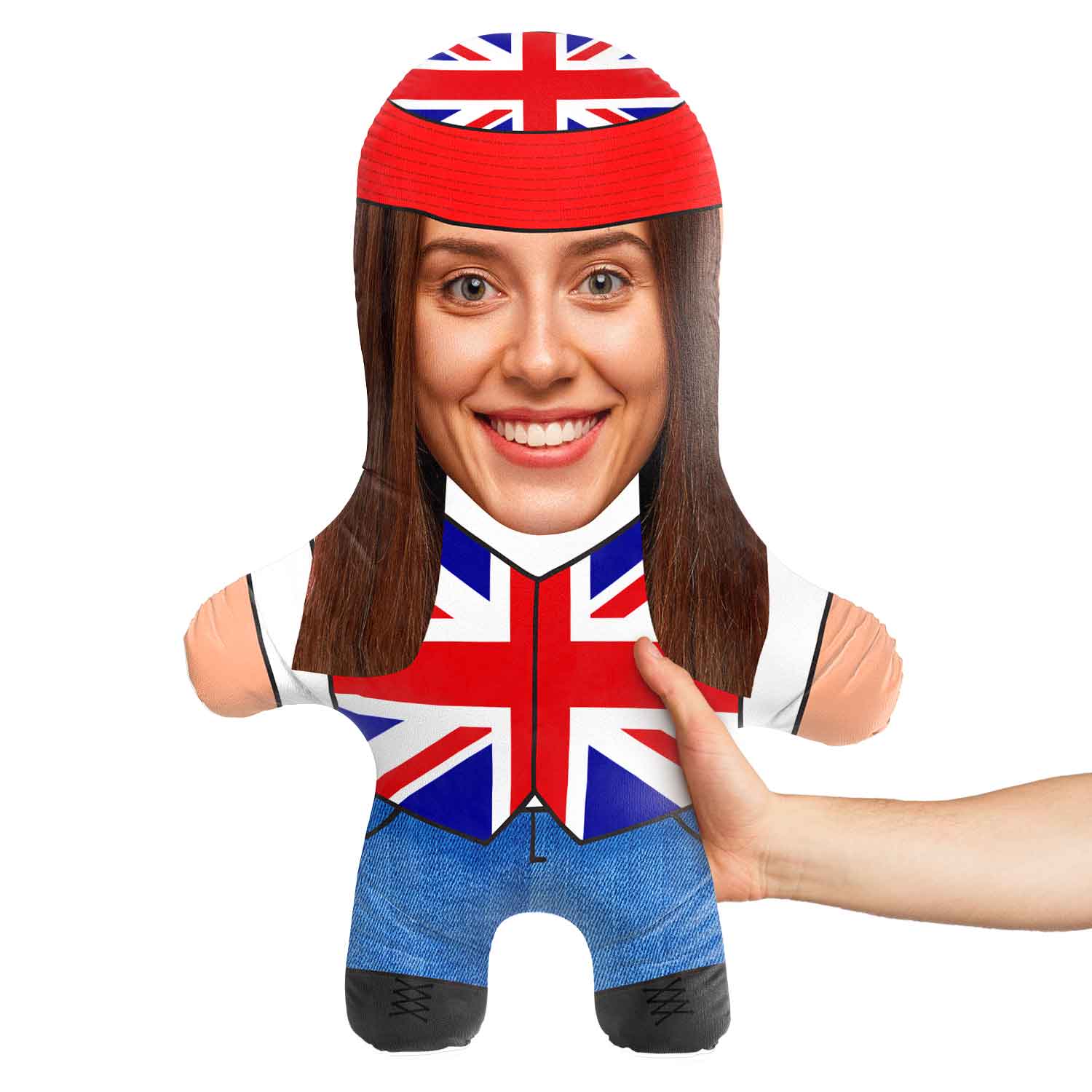 United Kingdom Face Pillow