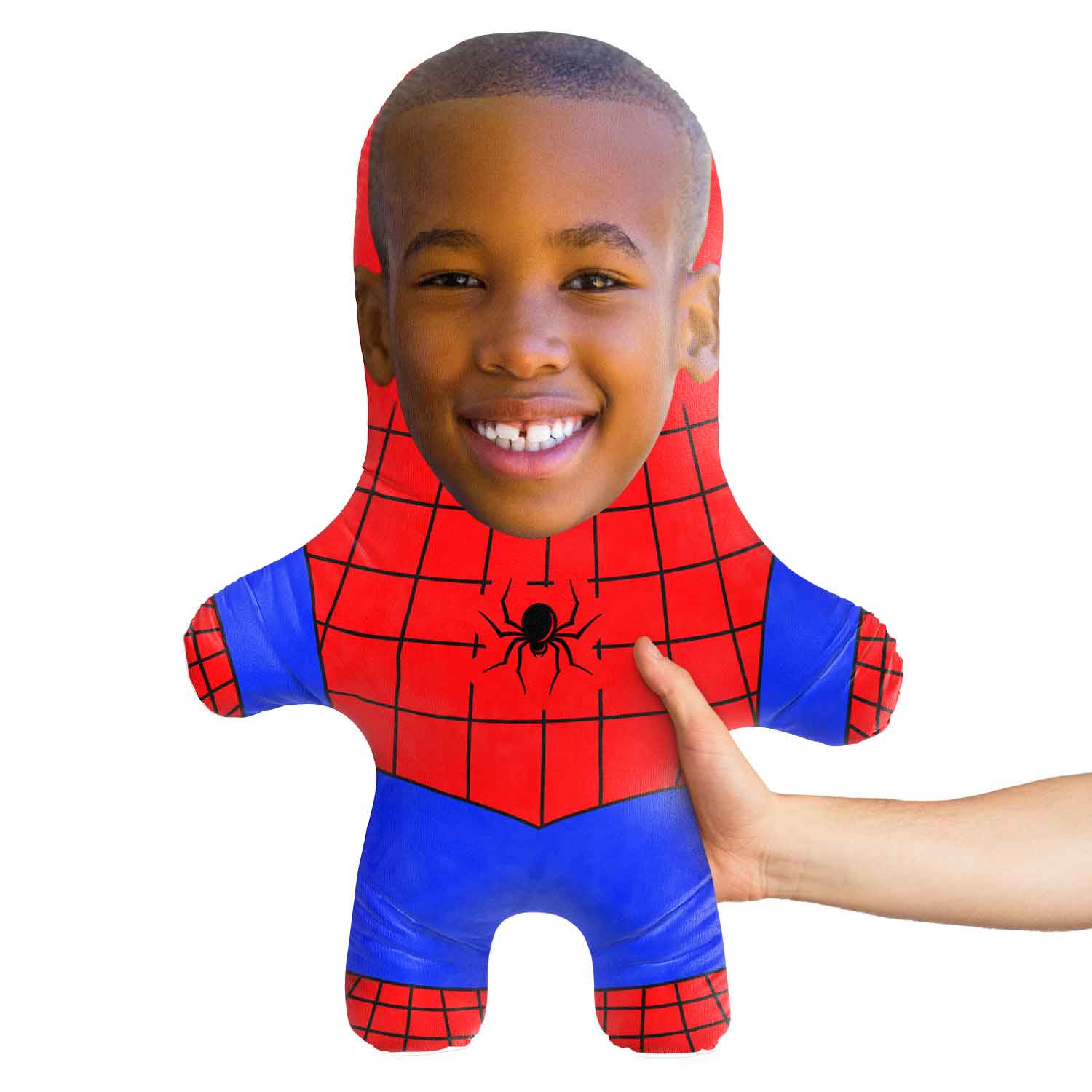 Spider Hero Face Pillow